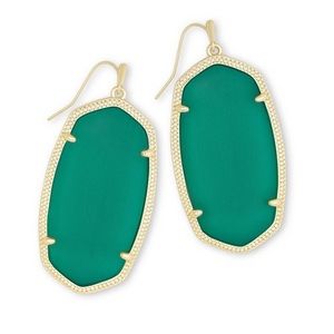 Kendra Scott emerald earrings